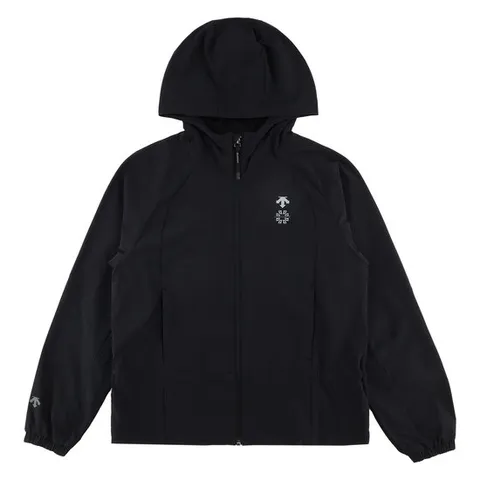 데상트 여성 메쉬안감형 바람막이 SP322TJK73BLK