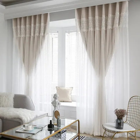 [지나송]지나송 블레어 웨딩스타일 암막커튼 대형