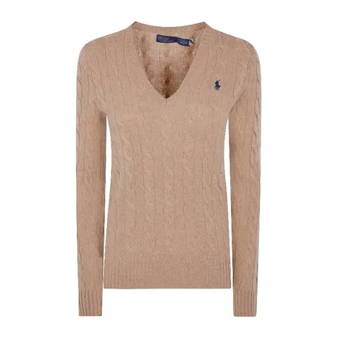 랄프로렌 케이블 니트 브이넥 스웨터 211971866 002