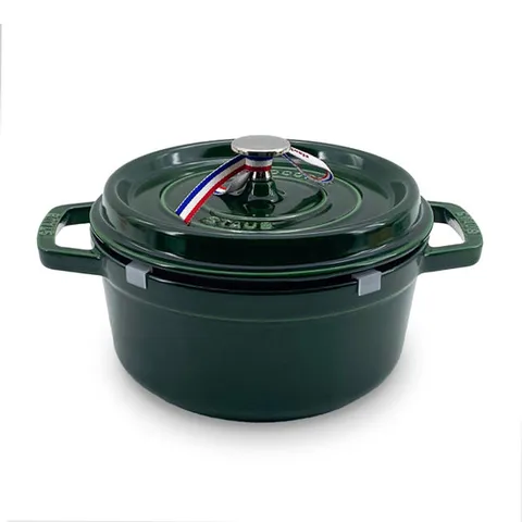 [리퍼] 스타우브 B품 원형 꼬꼬떼 22 바질그린 11092285-B