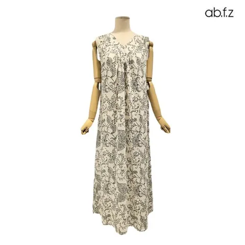 [ 롯데백화점 ][에이비에프지]보헤미안 패턴 민소매 롱 원피스 APZ3HO33H