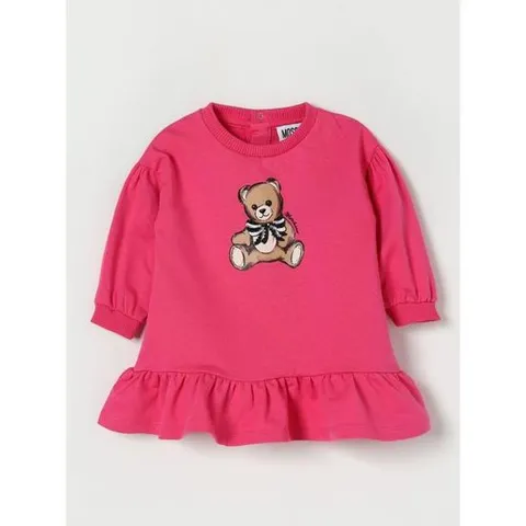 키즈 모스키노 점프수트 MDV0CWLDA16 50541 Raspberry