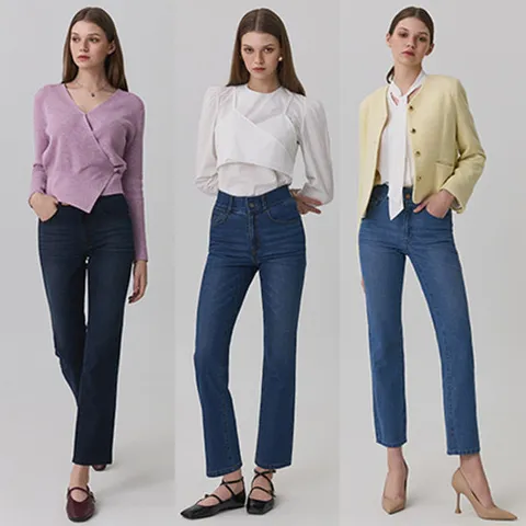 [뱅뱅]봄 뱅뱅 여성 시그니처 라이크라 데님 3종