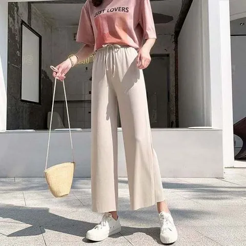 [모노무드]모노무드 여자 캐주얼 밴딩팬츠 루즈핏 쿨 팬츠 컬러