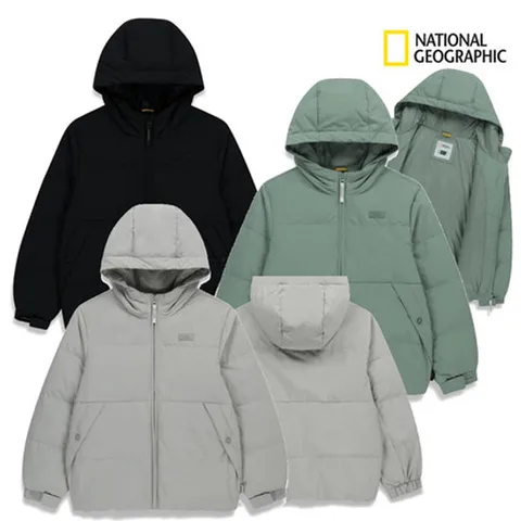[ 현대백화점 ]내셔널지오그래픽키즈 K254UDW320 남여공용 헤론 후드 경량패딩 덕다운 점퍼 고학년 170 딜