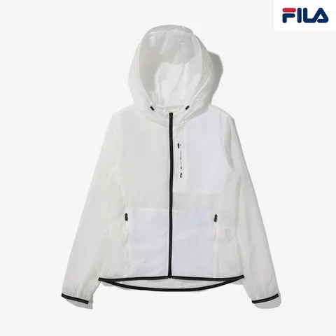 [ 롯데백화점 ][휠라(프리미엄)](SM)휠라 여성 러닝 경량자켓 FS2JKE2251F_WHI