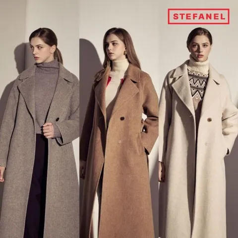 스테파넬 25FW 울알파카 핸드메이드 롱코트[런칭 가격249,900원]