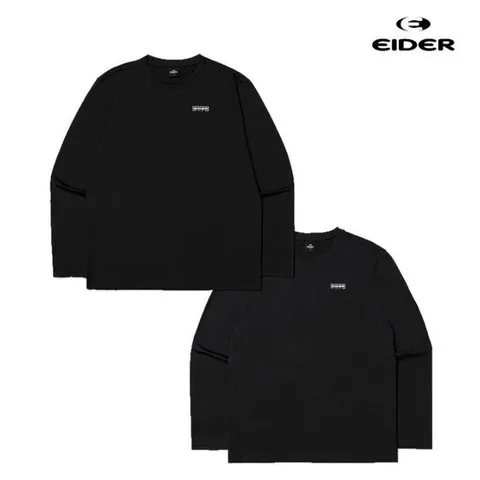 [ 롯데백화점 ]POP ON 2 PACK 남성 긴팔 라운드 티셔츠 DMU24294 (2장 1팩구성)