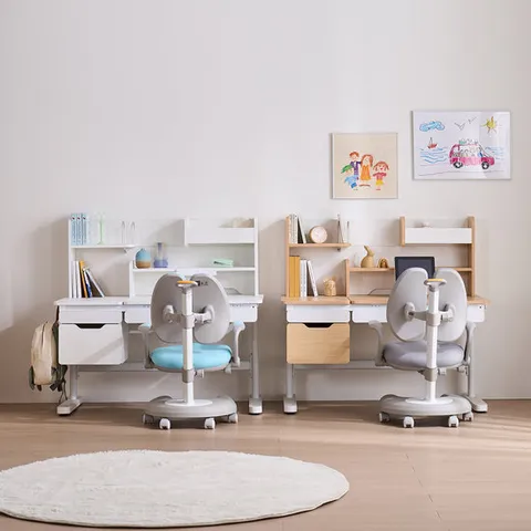 리바트 세계가구 프라임 키즈 각도높이조절 책상+의자 세트