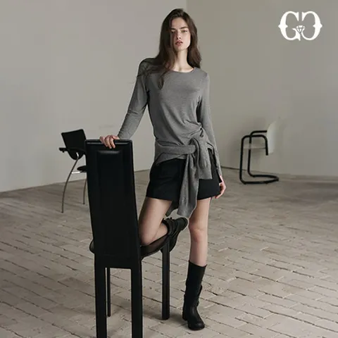 GGPX 25FW 모달 스판 보트넥 티셔츠 4종