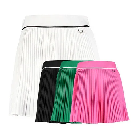 [보스케][보스케] 보스케 여성 여름 골프 배색 플리츠 데일리 큐