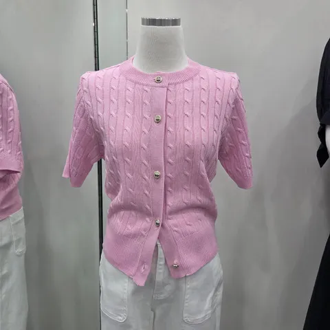 [로엠][RE]케이블 반팔가디건_RMCKE37RT7_CJ