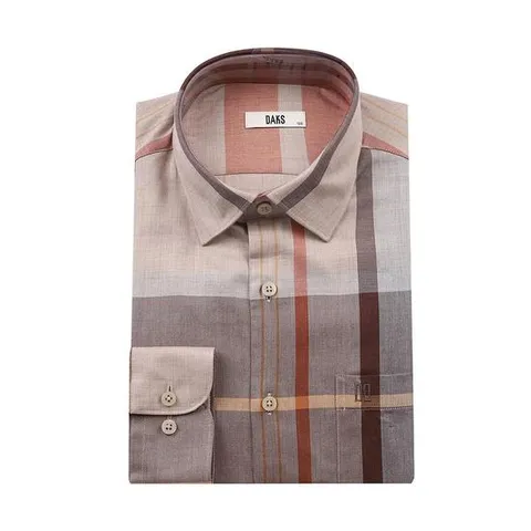 [ 롯데백화점 ]긴팔 레귤러핏 면 빅 체크 패턴셔츠 DLA3SHCL131-I1LN