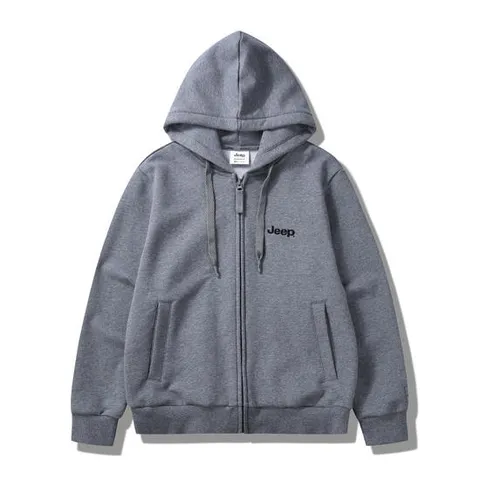 [ 롯데백화점 ][지프][남녀공용] 베이직 자수로고 후드집업 Q1002