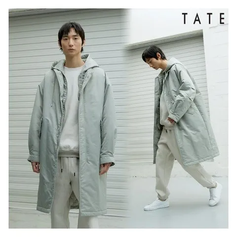 [테이트](공용)후드탈부착누빔롱점퍼_KABW0-UHH150