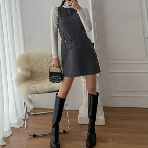 [H스타일](OP)프레피원피스