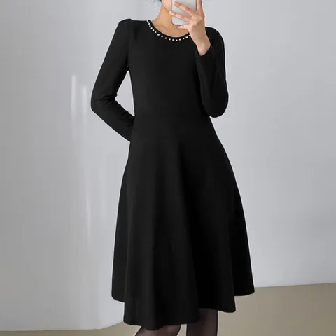 [H스타일](OP)보석진주원피스