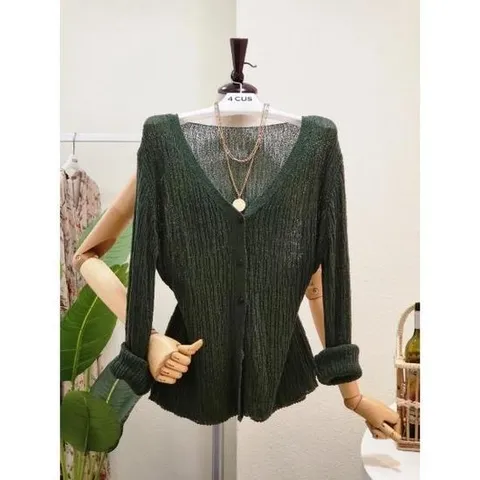 [포커스][대구백화점SG]  FF2H7KC00299_리플 브이넥 가디건