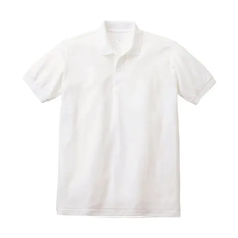 [패시니크]화이트 남녀공용 빅사이즈 면혼방 폴로 반팔 티셔츠