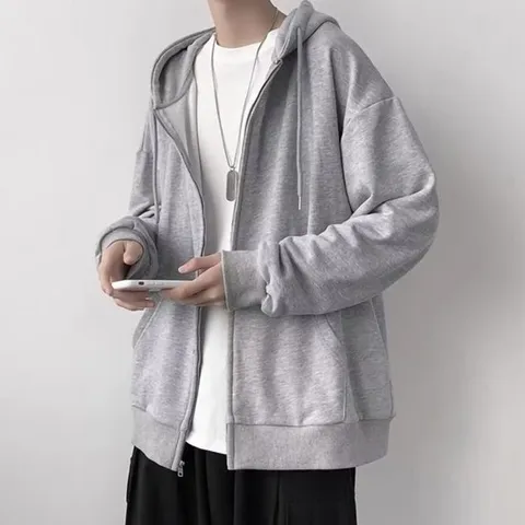 [모로엠]남성 깔끔 기본 무지 남성봄잠바 남성점퍼 DMS-TSA-Q422