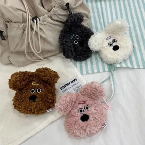 [무케] 파파고파파_피즈 파우치 키링 (4color) 가방고리 열쇠고리 악세서리 가방