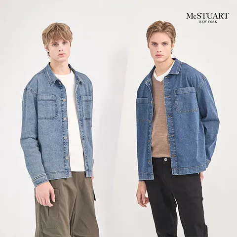 맥스튜어트 25FW 최신상 남성 에디션 데님 재킷 2종