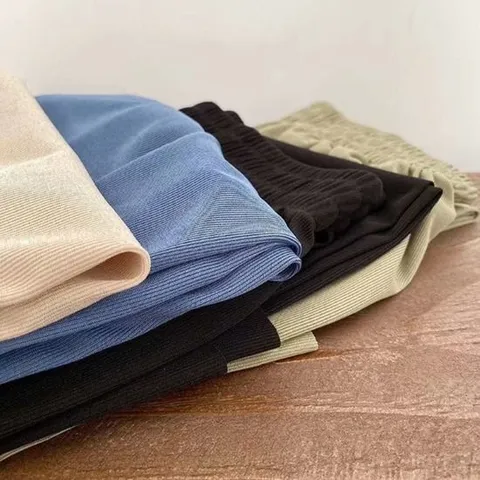 여성쿨팬츠 썸머 쿨 와이드 밴딩 팬츠 US-030031