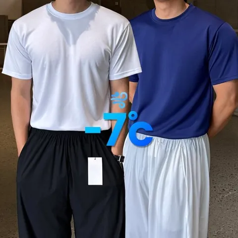 [클라쓰업]메인 남자 루즈 오버핏 에어리즘 쿨 매쉬 반팔티셔츠