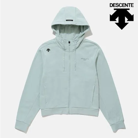 [데상트]데상트 스웨트 오버핏 트레이닝 후드 집업 SP323UFT71MI