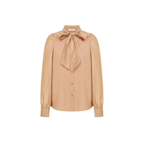 [ 롯데백화점 ][라인어디션]리본타이 셔링포인트 블라우스NVBLPJ9900M