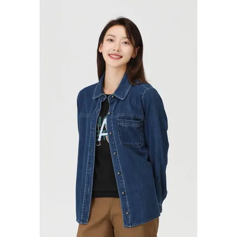 [피에이티]PAT 여성 봄 가을 아우터형데님셔츠 1K61541