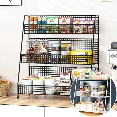 철재 3단 거실 주방 틈새 수납장 수납 선반 수납함 욕실선반 주방선반 수납선반 선반 주방수납장