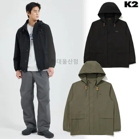 [ 현대백화점 ][K2] KMU24145US 남성 간절기 위클리 방풍 바람막이 야상자켓
