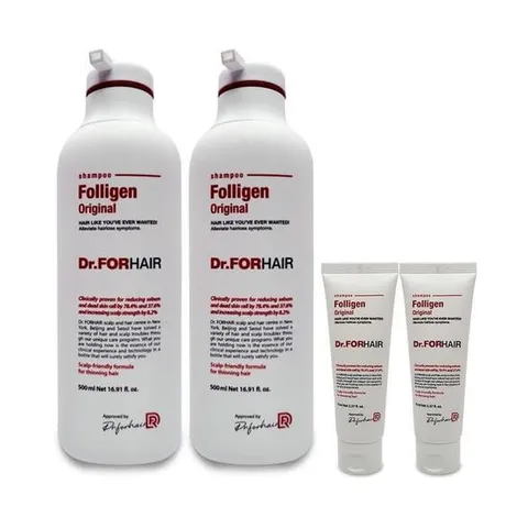 닥터포헤어 폴리젠 오리지널 샴푸 500ml + 70ml 탈모케어 2세트 Ss