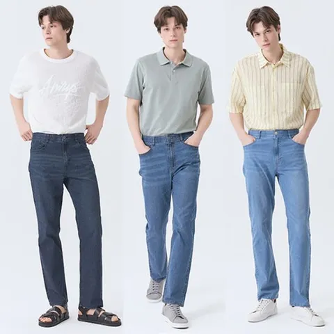 [뱅뱅]남성 라이크라 썸머데님