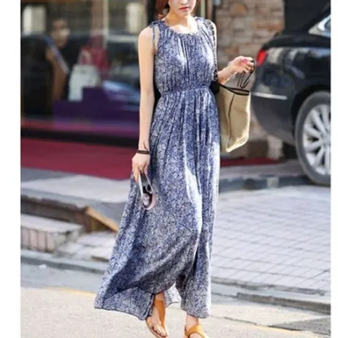 여자 롱원피스 쉬폰원피스 1컬러