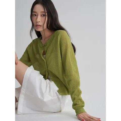 (32585ALY7H) [에잇세컨즈] 텍스처 카디건  카키