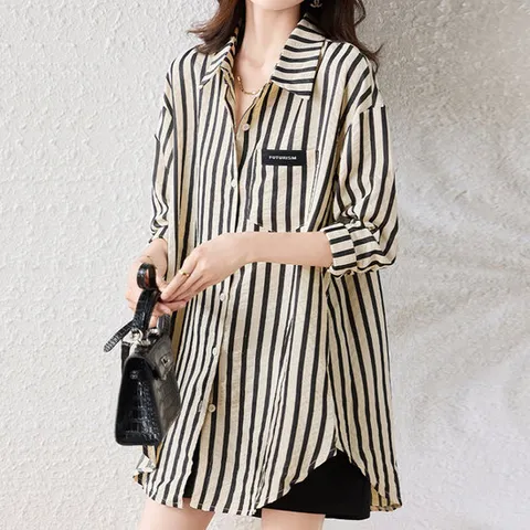 [몽벨리즈]단독특가/모이르스트라이프롱셔츠 mde2302311