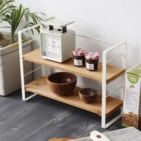 빈티지 2단 우드 선반(화이트) 선반 미니선반 걸이겸벽장식 인테리어장식 벽걸이선반 거실벽장식 벽인테리