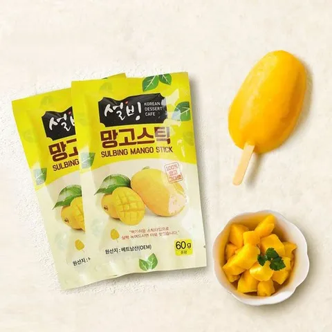 설빙 프리미엄 디저트 아이스 망고바 망고스틱