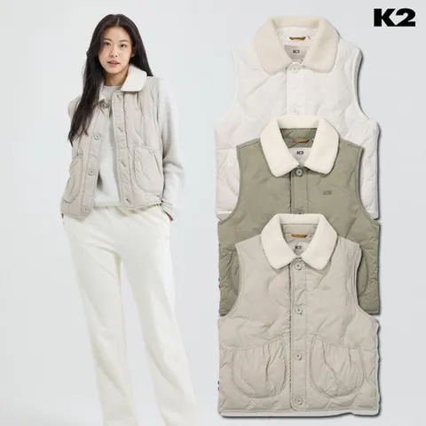 [ 롯데백화점 ]K2 여성 KWU 24 642 패딩 베스트 실크스타 VEST W (ECO) KWU24642 JS