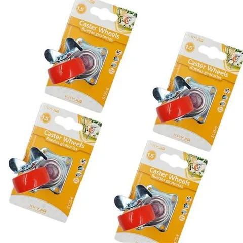 조립형 캐스터 휠 카트바퀴 4개 세트(소형) 회전바퀴