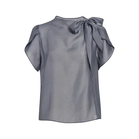 [ 롯데백화점 ][제이제이 지고트]리본타이넥 시폰 블라우스 GR7N0BL731