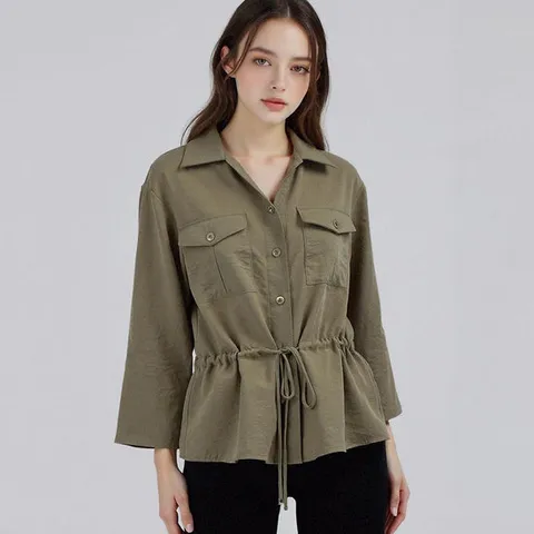 부루앤쥬디 스트링9부셔츠블라우스 BORIBL515B