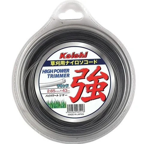 예초기고무날 예초기 나일론날 -일산 코이치 2.65 x 43M(그레이-원형)