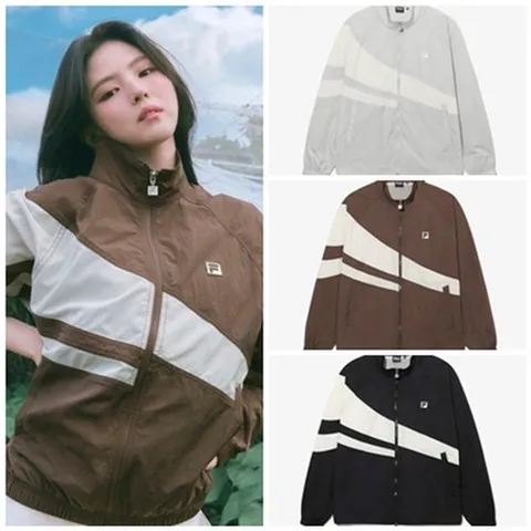 [ 현대백화점 ][FILA] 한소희착용 휠라 플래그 바람막이 3종 택1 (FS253JK01X001)