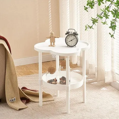 2단 미니 테이블 침대 거실 소파 사이드테이블 수납 선반 보조 협탁