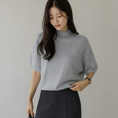 [시크폭스] 투잉 앙고라  반폴라 니트_53KN700