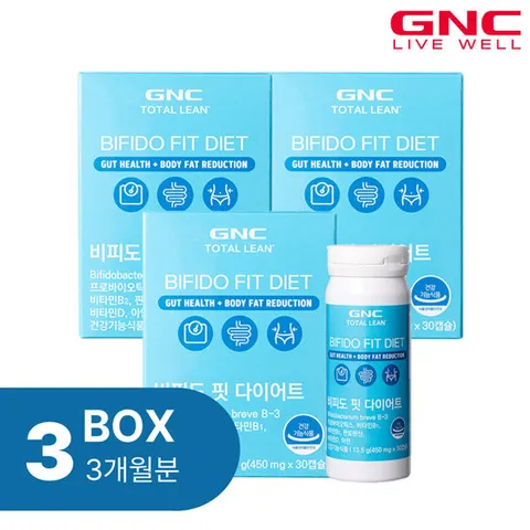GNC 비피도 핏 다이어트 유산균 3박스