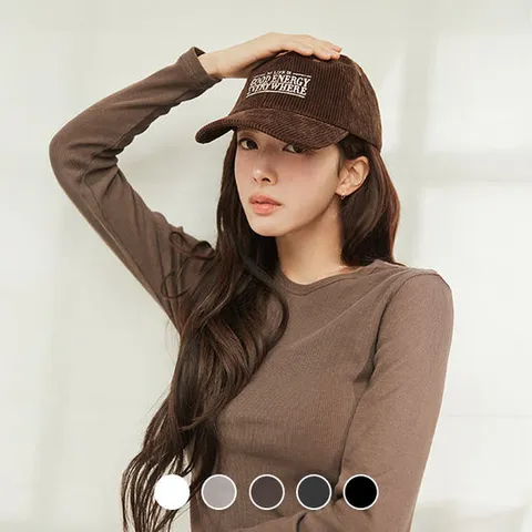 [지오다노/본사] 325905 여 립 라운드넥 긴팔티